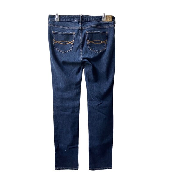 Ambercrombie & Fitch Jeans Womens Size  27 x 28  Blue Skinny Dark  Wash - Picture 1 of 6